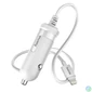 Kép 2/2 - Hama 173862 Lightning 5V/1A fehér autós töltő