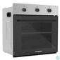 Kép 2/7 - Hausberg HB-8044NG fekete, beépíthető, 58L, 1600W, grill, turbóventilátorral sütő