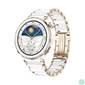 Kép 1/7 - Huawei Watch GT 5 Pro (42mm) kerámia fehér okosóra
