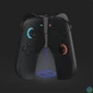 Kép 7/7 - Hyperkin M07725 UltraBeam II Nintendo Switch 2 Joy-Con projektoros fekete töltőmarkolat