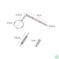 Kép 4/6 - IRIS TOOLS DT-110 Kulcstartós csavarhúzó