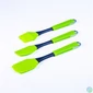 Kép 2/2 - IRIS KT-231-G szilikon 3 darabos szett, sütőecset és spatulák, zöld