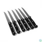 Kép 3/3 - IRIS KT-602 7 részes steak-kés készlet tartóval (6 db kés + fa tároló blokk)