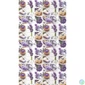 Kép 2/5 - IRIS tekercses csomagoló papír, levendula, különböző mintákkal, 200x70cm, 60g/m2