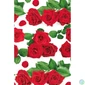 Kép 7/10 - IRIS tekercses csomagoló papír, különböző rózsa mintákkal 200x70cm, 60g/m2