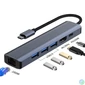 Kép 3/4 - Iris IH6-22 6in1 (3xUSB/1xLAN/1xHDMI/1xDP-USB-C 100W) Dokkoló