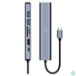 Kép 1/2 - Iris IH6-23 7in1 (2xUSB/1xLAN/1xHDMI/1xSD/1xmicroSD/1xDP-USB-C 100W) Dokkoló