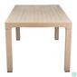 Kép 2/3 - IRIS GF-800C ORIGINAL CAPPUCCINO műanyag kerti asztal rattan 90x150cm