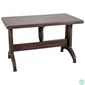 Kép 3/3 - IRIS GF-1000BR Stable barna műanyag asztal 70x120cm
