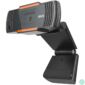 Kép 3/3 - IRIS W-13 mikrofonos fekete/narancs webkamera