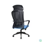 Kép 4/5 - IRISOffice Astra kék/fekete ergonómikus, szövet-hálós irodai forgószék fej és háttámasszal