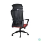 Kép 4/4 - IRISOffice Astra narancs/fekete ergonómikus, szövet-hálós irodai forgószék fej és háttámasszal