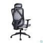 Kép 4/4 - IRISOffice Eclipse szürke ergonómikus, szövet-hálós irodai forgószék fej és háttámasszal