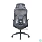 Kép 5/5 - IRISOffice Mirage fekete ergonómikus, szövet-hálós irodai forgószék fej és háttámasszal