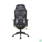 Kép 5/5 - IRISOffice Mirage zöld/fekete ergonómikus,  szövet-hálós irodai forgószék fej és háttámasszal