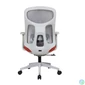 Kép 5/5 - IRISOffice Avalon narancs/szürke ergonómikus, szövet-hálós irodai forgószék háttámasszal