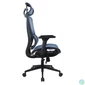 Kép 3/5 - IRISOffice Helix kék ergonómikus, szövet-hálós irodai forgószék fej és háttámasszal