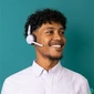 Kép 8/8 - JLab Go Work Pop vezeték nélküli lila Bluetooth headset