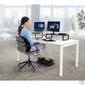Kép 2/5 - Kensington K52797WW SmartFit extra széles fekete monitorállvány