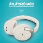 Kép 16/17 - LAMAX HighComfort2 ANC aktív zajszűrős Bluetooth fehér fejhallgató