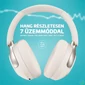 Kép 15/17 - LAMAX HighComfort2 ANC aktív zajszűrős Bluetooth fehér fejhallgató