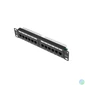 Kép 2/2 - Lanberg PPU6-9012-B 10" 1U 12port Cat.6 UTP árnyékolatlan fekete patch panel