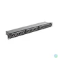 Kép 4/4 - Lanberg PPS6-1024-B 19" 1U 24port Cat.6 FTP árnyékolt fekete patch panel