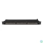 Kép 2/5 - Lanberg PPS7-1024-B 19" 1U 24port Cat.7 FTP árnyékolt fekete patch panel