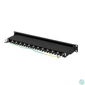 Kép 5/5 - Lanberg PPS7-1024-B 19" 1U 24port Cat.7 FTP árnyékolt fekete patch panel
