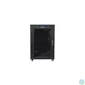 Kép 3/5 - Lanberg FF01-6815-12BL 19" 15U SZÉL:600mm MÉLY:800mm MAG:898mm lapraszerelt LCD üvegajtós fekete rack szekrény