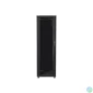 Kép 5/6 - Lanberg FF01-6642-12B 19" 42U SZÉL:600mm MÉLY:600mm MAG:2047mm lapraszerelt üvegajtós fekete rack szekrény