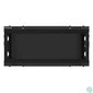 Kép 14/15 - Lanberg WF01-6404-10B 19" 4U SZÉL:600mm MÉLY:450mm MAG:290mm lapraszerelt üvegajtós fekete fali rack szekrény