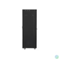 Kép 5/5 - Lanberg FF01-8842-12BL 19" 42U SZÉL:800mm MÉLY:800mm MAG:2097mm LCD lapraszerelt üvegajtós fekete rack szekrény