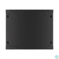Kép 11/15 - Lanberg WF01-6409-00B 19" 9U SZÉL:600mm MÉLY:450mm MAG:512mm lapraszerelt fémajtós fekete fali rack szekrény
