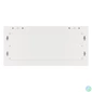 Kép 6/6 - Lanberg WF01-6404-10S 19" 4U SZÉL:600mm MÉLY:450mm MAG:290mm lapraszerelt üvegajtós szürke fali rack szekrény