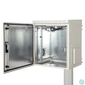 Kép 2/2 - Lande LN-SBO-IP5509U6045-LG SAFEbox 19" 9U 600x450 kültéri szürke fali rack szekrény