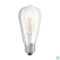 Kép 2/2 - Osram Star átlátszó üveg búra/7W/806lm/2700K/E27 LED Edison körte izzó