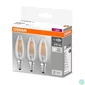 Kép 3/3 - Osram Base átlátszó üveg búra/4W/470lm/4000K/E14/dobozos LED gyertya izzó 3 db