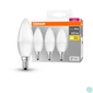 Kép 2/3 - Osram Base matt műanyag búra/5W/470lm/2700K/E14/dobozos LED gyertya izzó 3 db