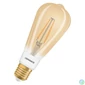 Kép 1/4 - Ledvance Smart+ 6W 2400K E27, dimmelhető Edison alakú filament LED fényforrás