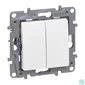 Kép 2/2 - Legrand 764506 Niloé fehér csillárkapcsoló
