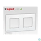 Kép 1/3 - Legrand 665002 Niloé fehér 2-es keret