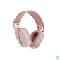 Kép 6/6 - Logitech Zone Vibe 100 Bluetooth mikrofonos rózsaszín fejhallgató