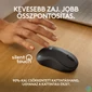 Kép 3/8 - Logitech M240 Silent Bluetooth fekete egér