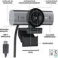 Kép 5/6 - Logitech MX Brio 705 for Business grafit webkamera