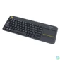 Kép 1/4 - Logitech K400 Plus Touchpad HUN fekete vezeték nélküli billentyűzet