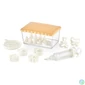 Kép 2/3 - IRIS L-00870 Süteményszett kekszvédő dobozzal 22 darabos, 1.750ml