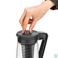 Kép 3/5 - IRIS C-00250 Karefe Oval kancsó gyümölcstartóval 1.600ml, fekete vagy elfántcsont színű