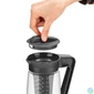 Kép 4/5 - IRIS C-00250 Karefe Oval kancsó gyümölcstartóval 1.600ml, fekete vagy elfántcsont színű