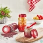 Kép 2/2 - IRIS C-00418 Rainbow piros üveg tároló 425ml